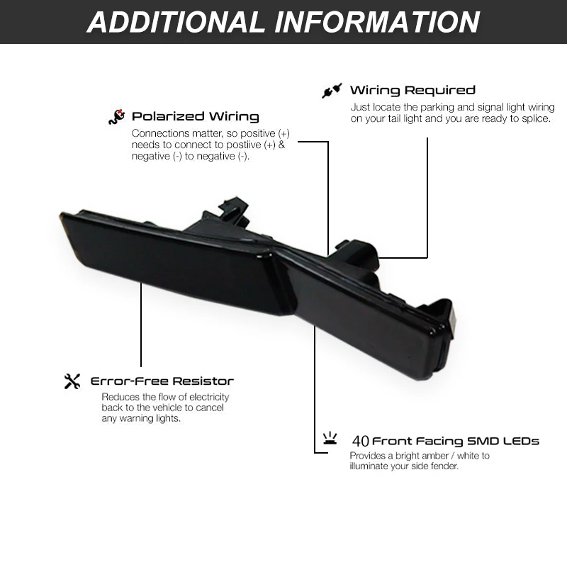 CarFront ، الأحمر الخلفي LED مجموعة مصابيح العلامات الجانبية ل 2015-2023 دودج تشالينجر SRT Hellcat Widebody ، بدوره إشارة أضواء وقوف السيارات