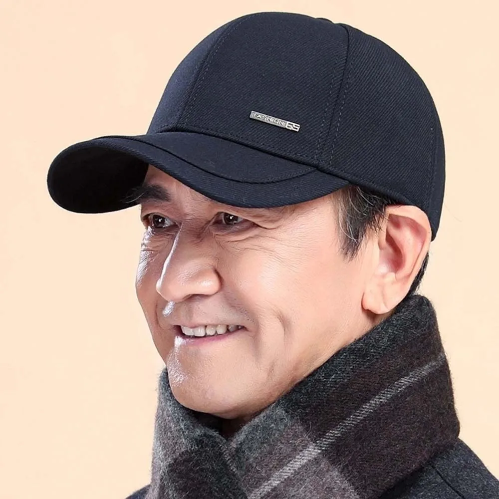 

Adjustable Solid Color Baseball Cap Korean Style Sunscreen Men Peaked Hat Versatile Cotton Simple Sunshade Casquette Father