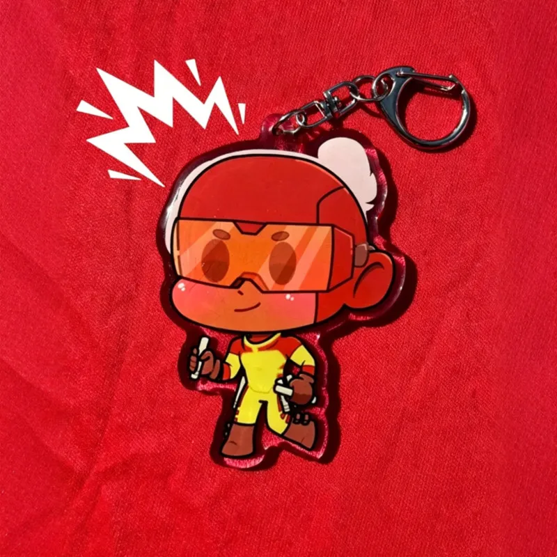 Invincible Acrylic Keychains, Mark Grayson Omni-Man Atom Eve Rex Splode Chibi Keychain, Cute Anime, Bag Pendant Accessories