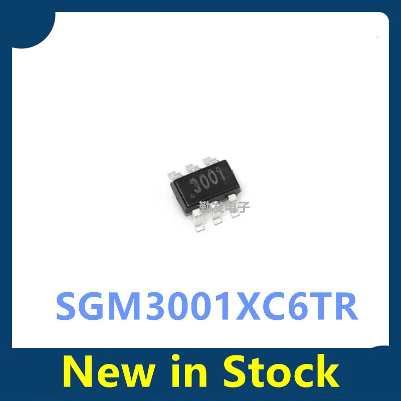 10PCS SGM3001XC6/TR YIN 3001 SOT23-6 single-pole double-throw analogue signal switch