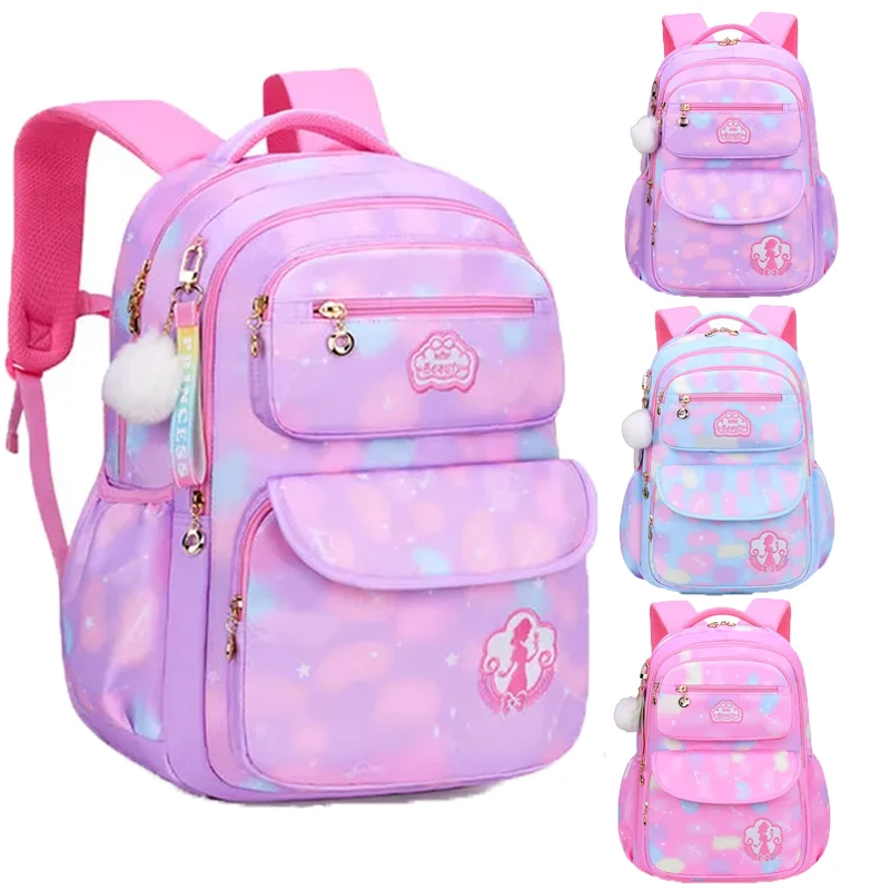 Girl Backpack Kid School Bag Back Pack For Teen Girl Children Pink Schoolbag Kawaii Cute Waterproof Primary High Bagpack Class