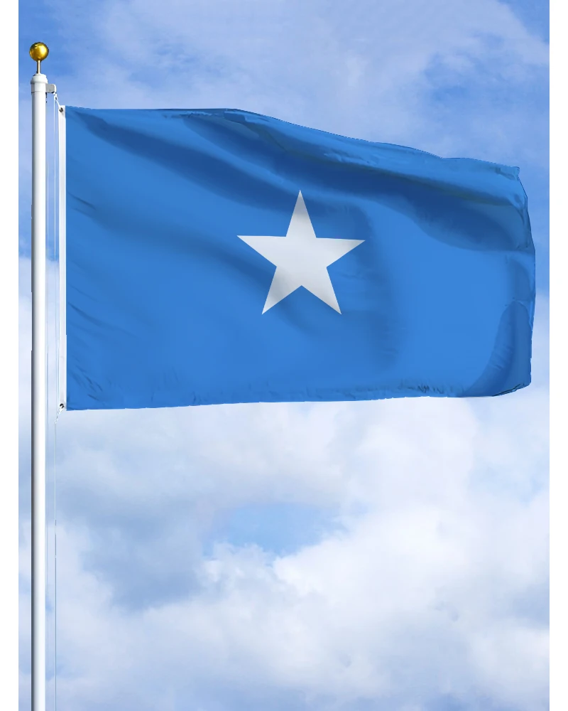 60×90 90x150 120×180CM Federal Republic of Somalia Somali Emblem Flag Polyester Printed Banner Tapestry For Decor