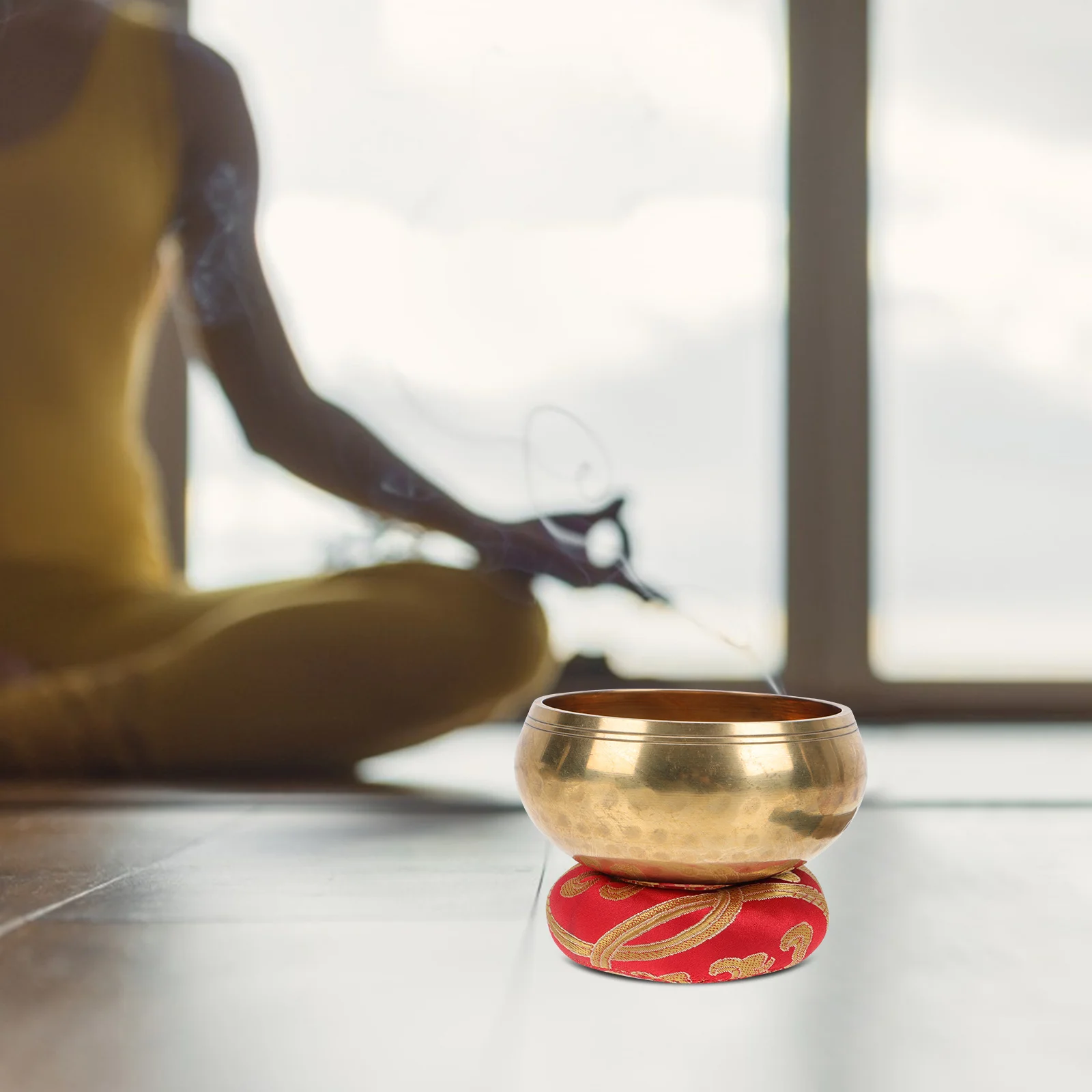 

1Set Handcrafted Copper Tibetan Chanting Bowl for Meditation and Alternative Healing Quiet Long Sound Sound Bowl