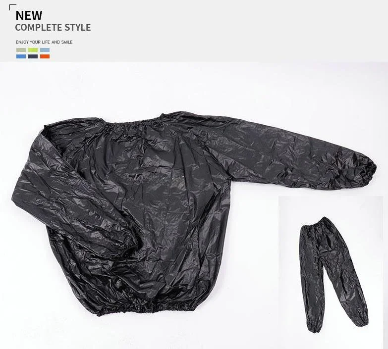 Heavy Duty Sauna Suit for Women Men Anti-Rip Sweat Suit Weight Loss Gym Fitness Workout Exercise Suit