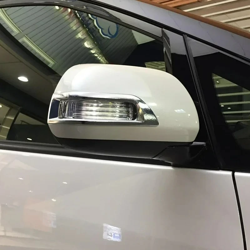 

For Toyota Estima Previa Tarago Sienna 2015 2016 - 2018 ABS Chrome Side Door Rearview Mirror Cover Trims Sticker Car Accessories