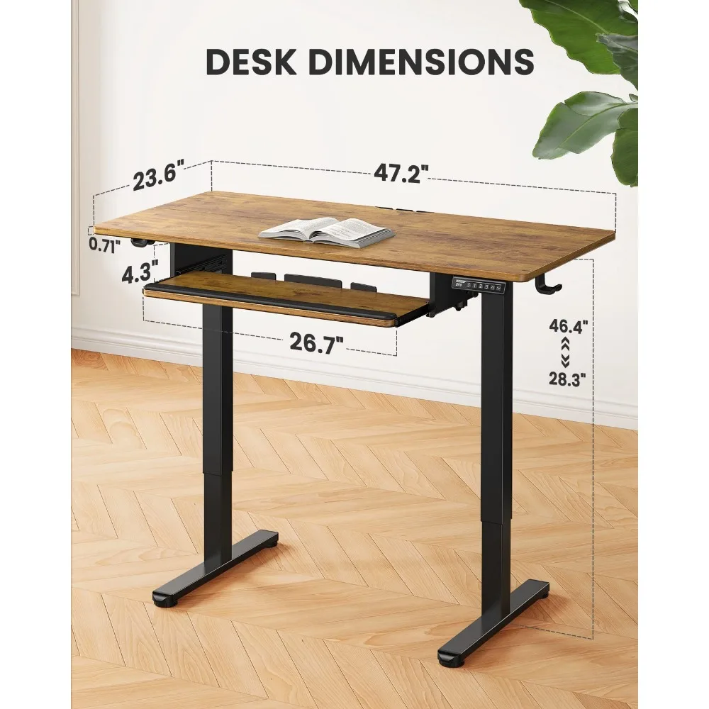 Altura ajustável Standing Desk,Home Office Computer Desk, Novo, 2023