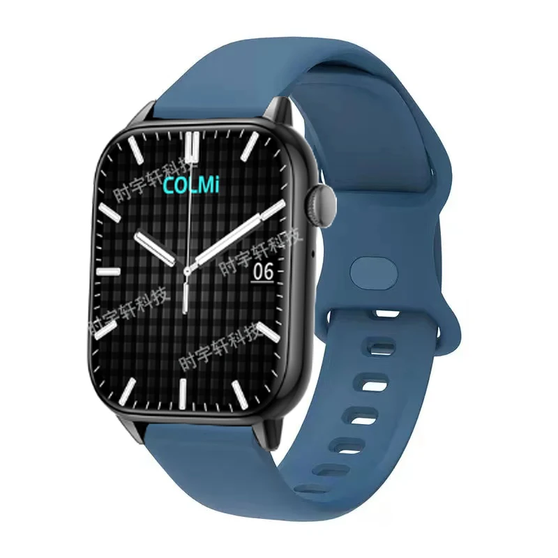 Watch Strap For COLMI C60 Smart Watch 20mm Silicone Soft Sport Wristband For COLMI P8 Plus/P28 Plus/V23 Men Women Watch Bracelet