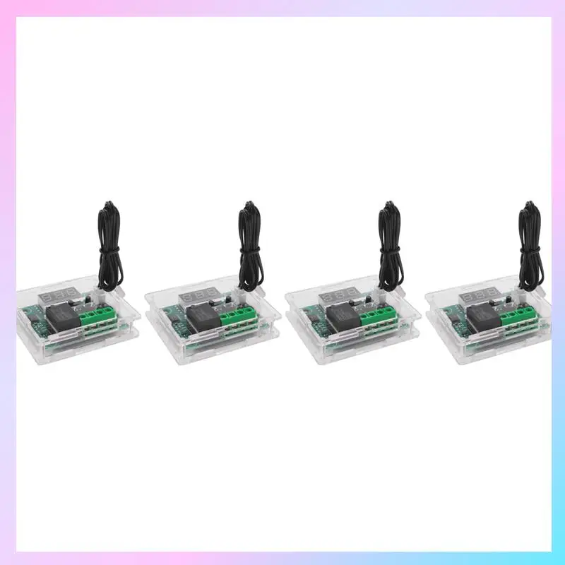 

AB25-4PCS W1209 DC цифровой модуль контроллера температуры электронный модуль контроля температуры переключатель с акриловым корпусом