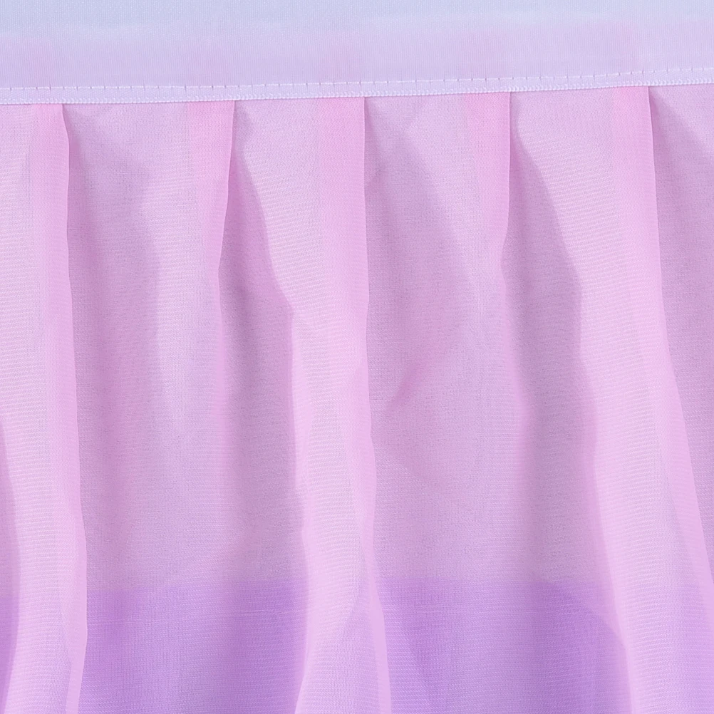 

5 Layer Table Skirt Party Wedding Birthday Desk Skirt Cover High Quality Decorative Party Table Skirts