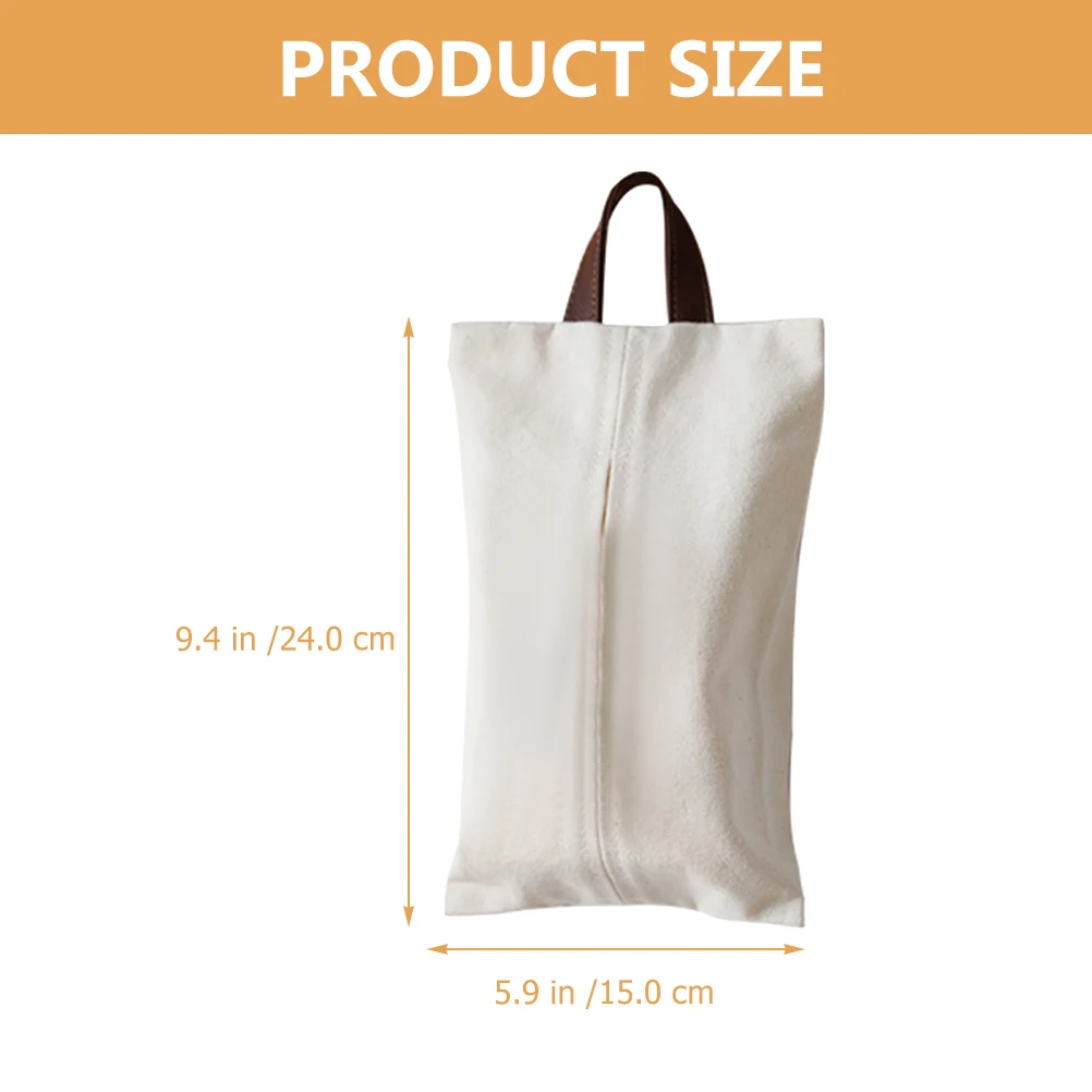 

Creative Wall Mounted Tissue Bag Linen Practical Napkin Box Cover for Restaurant Home Office Tissue Holder