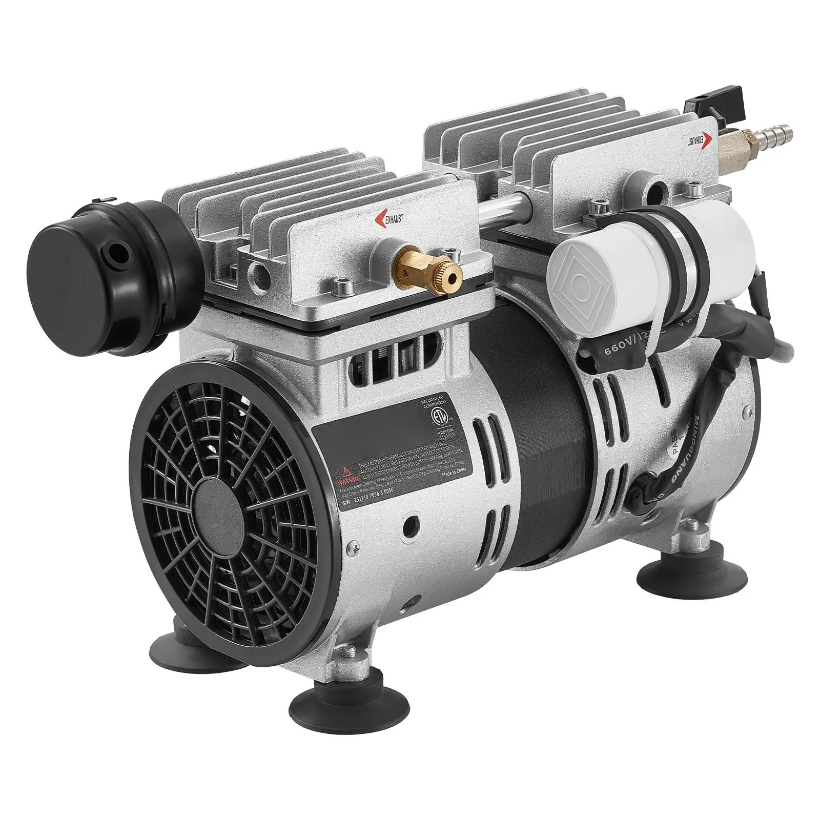 Pond Aerator Air Compressor 5.2 CFM 3/4 550W Pond Aeration Pump with Overheat and Anti Backflow for Lakes and for up to 3 Acres