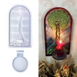 Tree of Life Candlestick Silicone Mold DIY Hand-Making  Living Room Wall Sticker Pendant Ornament Wall Hanging Epoxy Resin Molds