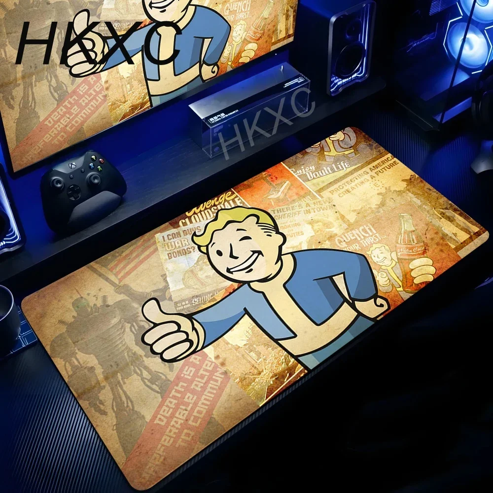 Anime Games XXL Mouse pad Desk Accessories Keyboard Pads Carpet Thickened Desk Mat Computer Games Cabinet Lockedge Mouse Pad