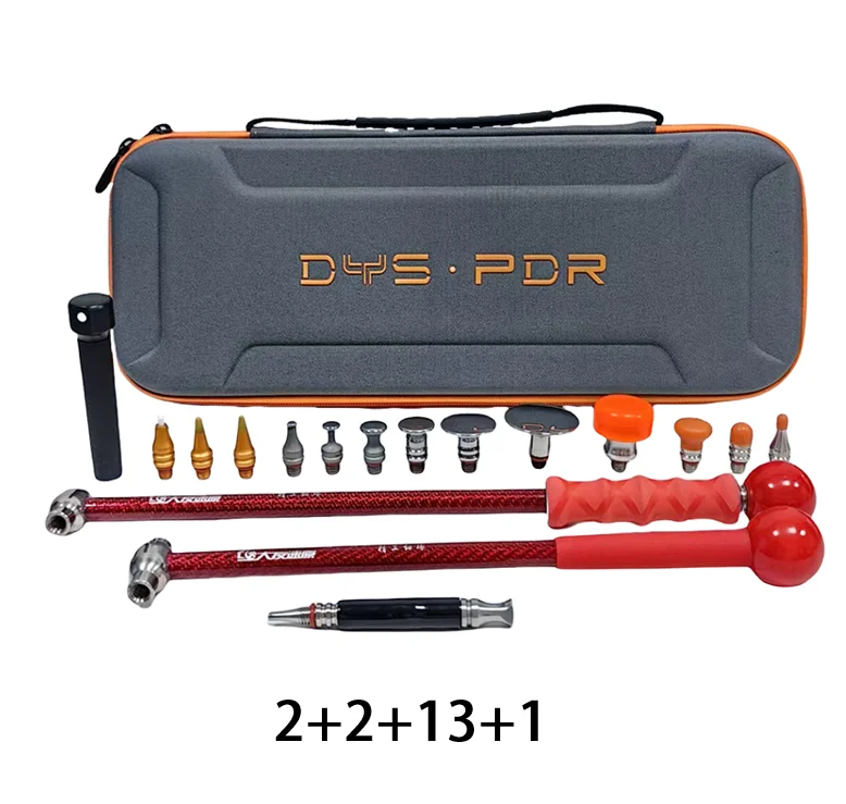 High quality Deluxe configuration PDR Dent Repair Hail Pit Repair Percussion Hammer Set