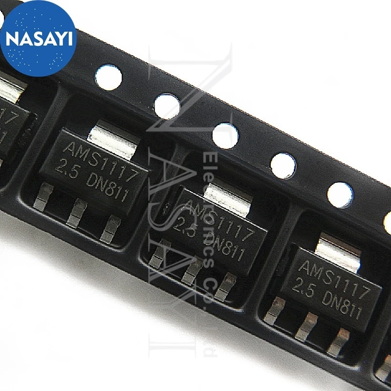 5PCS AMS1117-2.5 AMS1117 PT2272-L4 PT2272 REG1117-3.3 BB11174 BA1404 1404 NCP1055ST100T3G N55B HT8950 8950