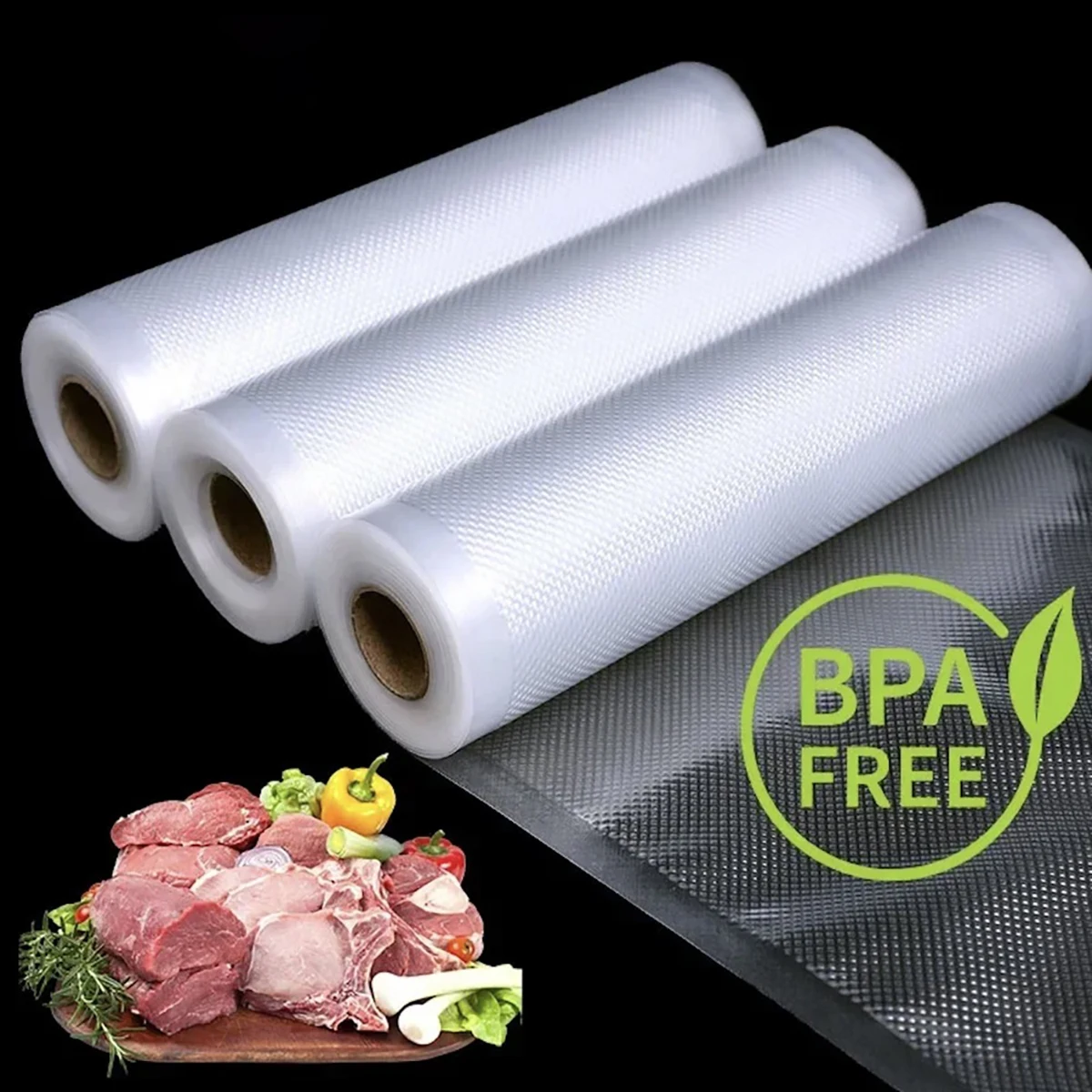 Food Vacuum Storage Packaging Bags for Vacuum Sealer Meat Fruit Vegetable Sous Vide Cooking Bag 20/25/roll ﻿