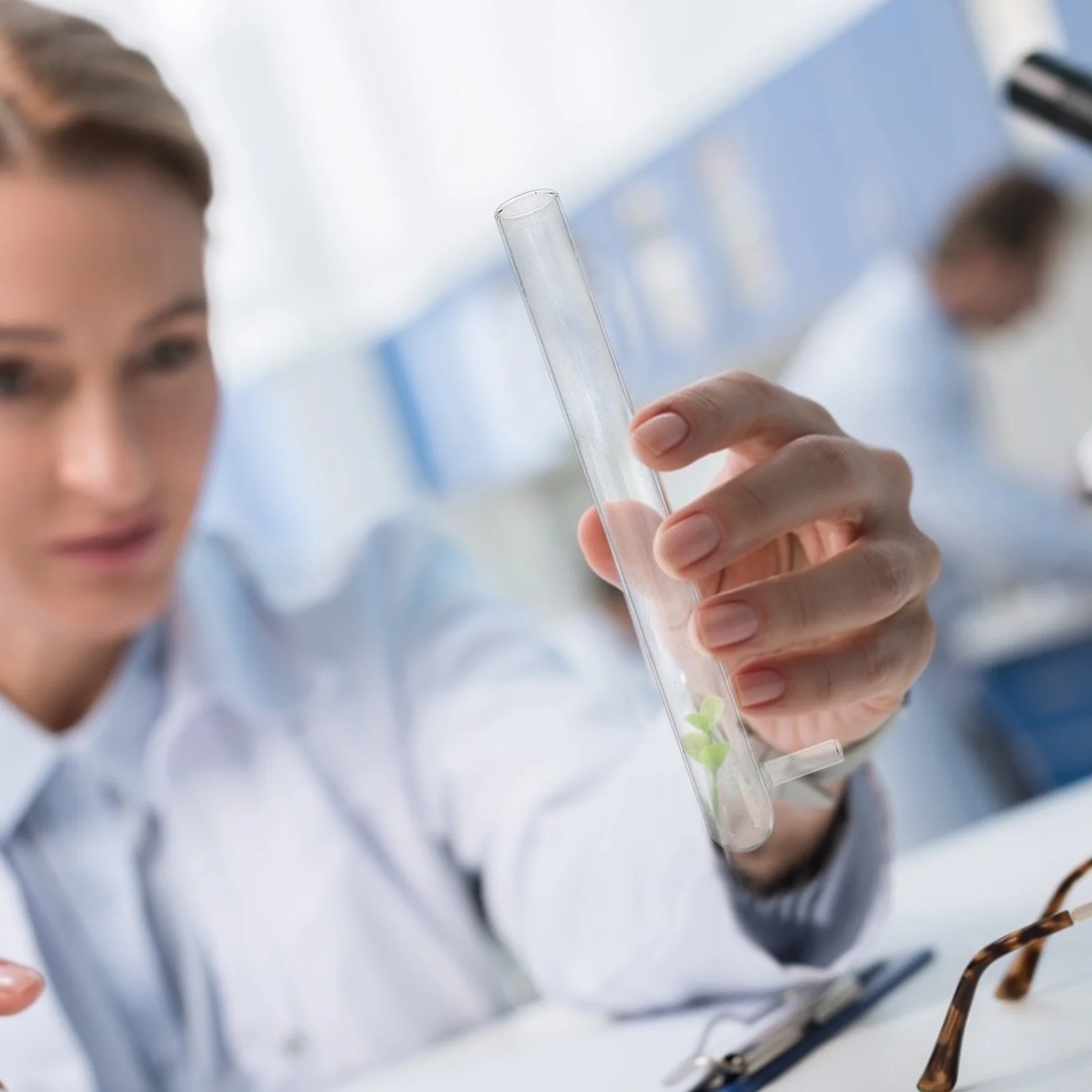 5 قطعة الدقة البورسليكات الزجاج النمل تربية أنابيب الجانب الذراع أنبوب اختبار للنمل المناظر الطبيعية وتجارب العلمية النمل