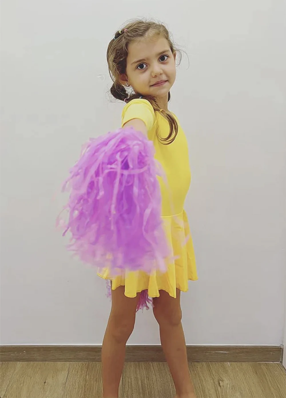 Strój baletowy dla dzieci Speerise z spódniczką, sukienka do tańca dla dziewczynek, nylonowy strój do tańca latynoamerykańskiego z długim rękawem, dekolt okrągły, kostiumy gimnastyczne, odzież.