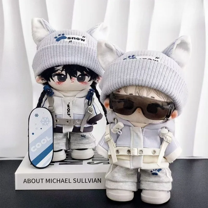20CM Cotton Doll Jacket Clothes Pants Cap Hat Outfit Game Love and Deepspace  Clothes Shorts Accessories