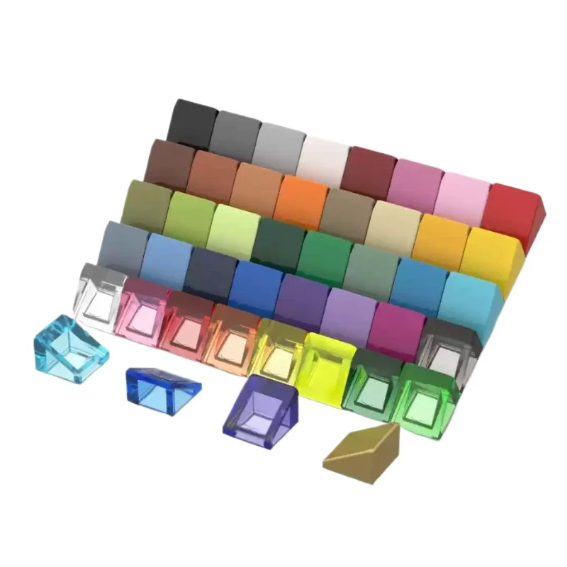 20 個 MOC パーツ 50746 スロープ 30 °   1 x 1 x 2/3 DIY ビルディングブロック/54200 ハウスキャッスルスタッキングレンガ教育玩具子供用