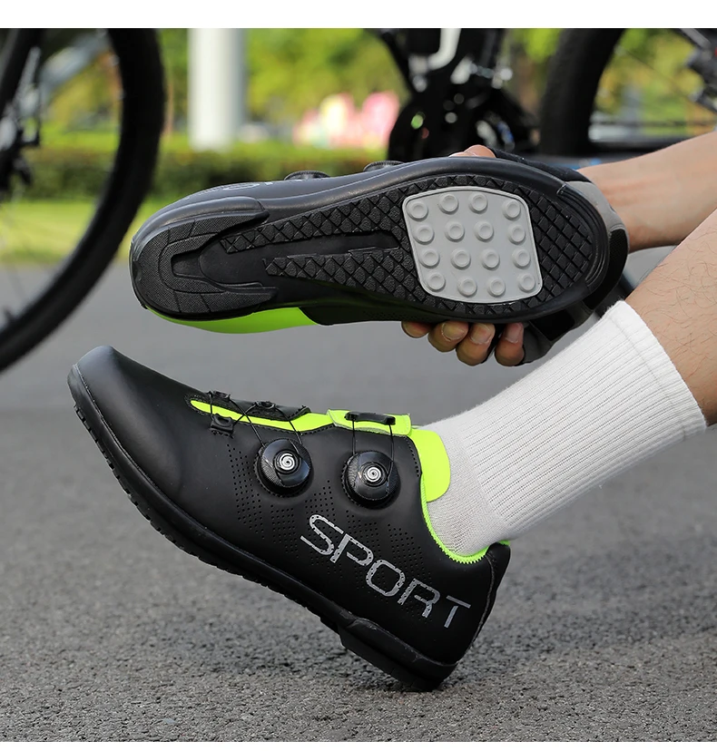 Atmungsaktive Fahrradschuhe für Herren und Damen, MTB-Schuhe, Trail-Mountainbike-Schuhe, Sport-Rennradschuhe, SPD-Pedal-Fahrradschuhe – Detail 36