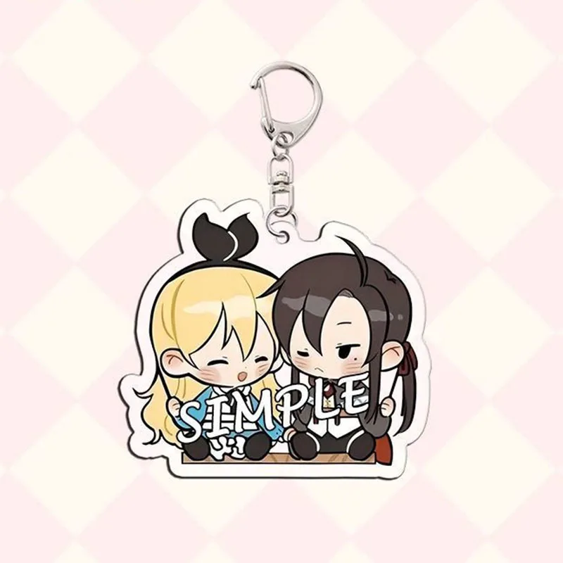 أنيمي الذي جعلني الأميرة تأثيري المفاتيح للجنسين Kawaii الاكريليك قلادة كيرينغ مفتاح سلسلة حقيبة الملحقات هدية #3