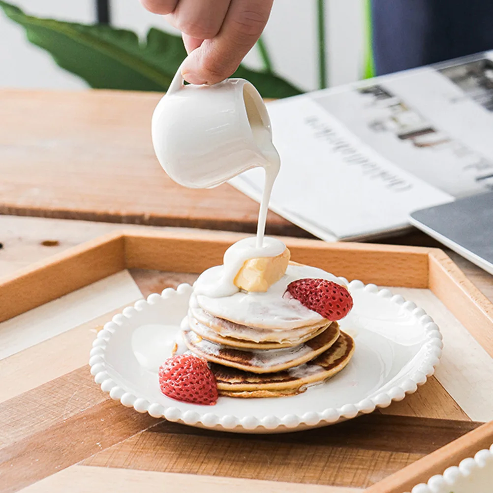 

Pearl Design Ceramic Bowl 3D Full Smooth Serving Bowl for Salad Fruit Dessert Appetizer Kitchen Tableware Decorative