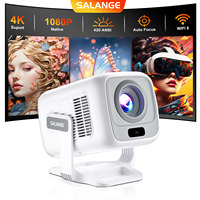 Salange HY260 Max Projector 4K HD 1080P 340 ANSI BT5.4 Android 11 Dual WiFi 6 for 1920*1080P Cinema Home Theater Proyector
