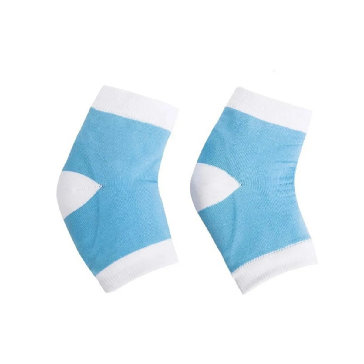 1Pair Nylon Gel Feet Heel Socks Moisturizing Whitening Antichapping Socks Slow Oil Release Breathable Cotton Fit Different Sizes