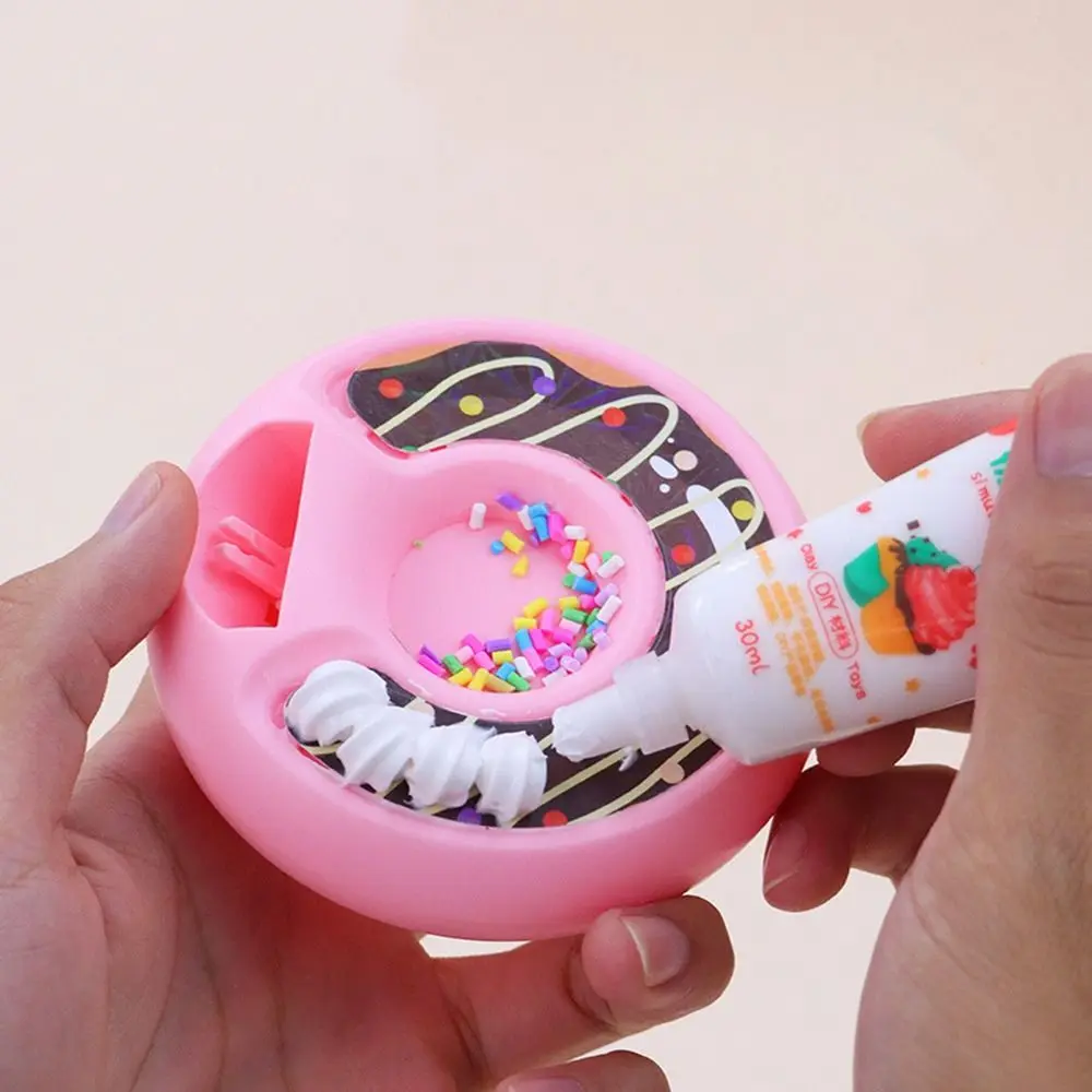 Kawaii DIY Donut Donut Food Feeding Toy Japanese Interactive Play Role Play Toy Simulation Cream Play House Toys Early Education