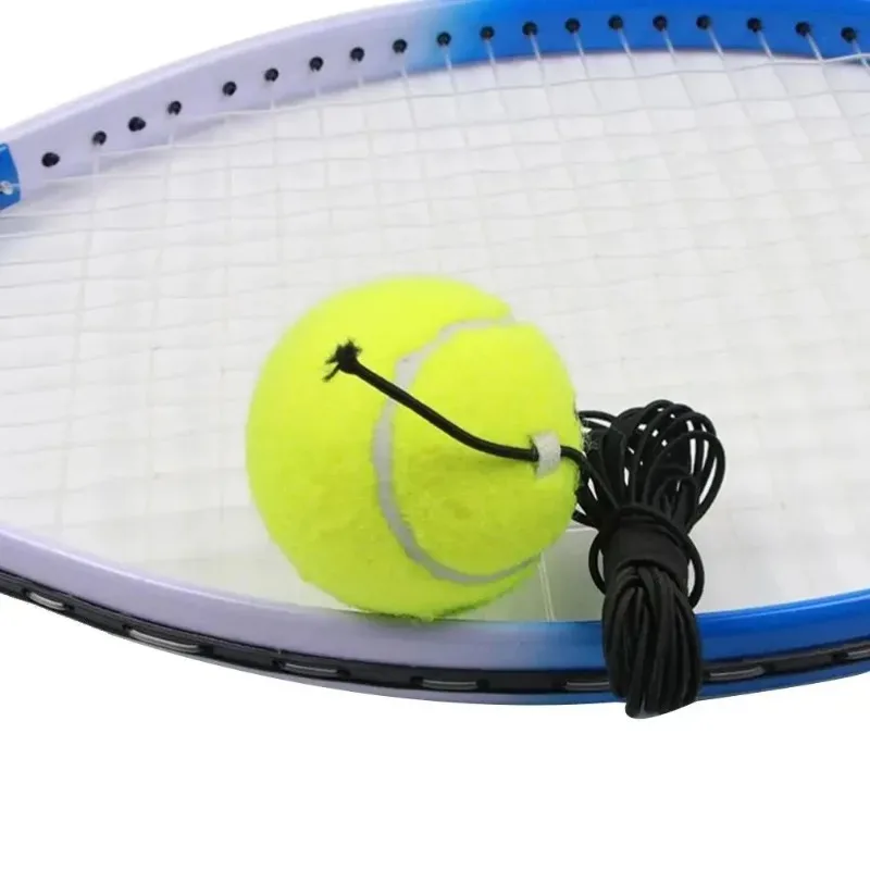 Professional Tennis Training Partner Rebound Practice Ball With 4m Elastic Rope..