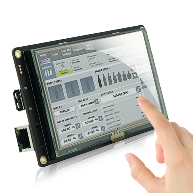 

7 Inch Serial LCD Display Module with Program + Touch Screen for Equipment Control Panel STVC070WT-01