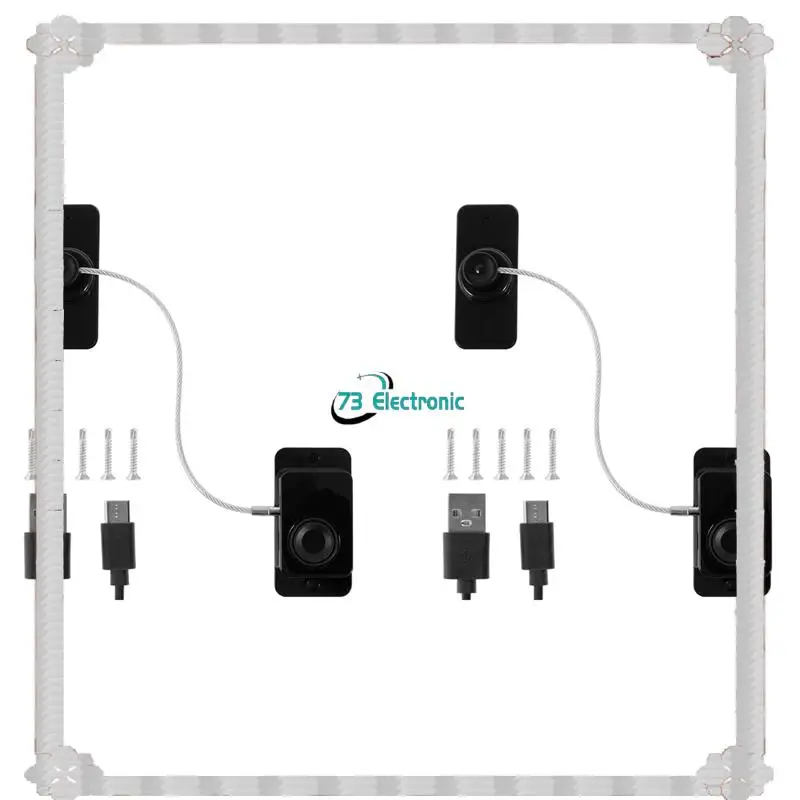 24-Hour Delivery 2X Fingerprint Fridge Lock, Refrigerator Safety Lock, Intelligent Cabinet Lock For Drawers, Dishwasher