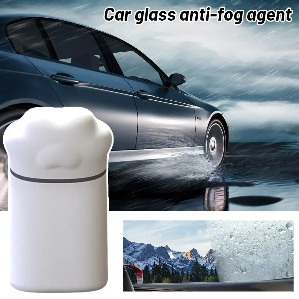 

Winter Car Windshield No Dead Corner Defogging Brush Auto Cute Cat Claws 24h Long Acting Defogging Hydrophobic Coating Cleaner