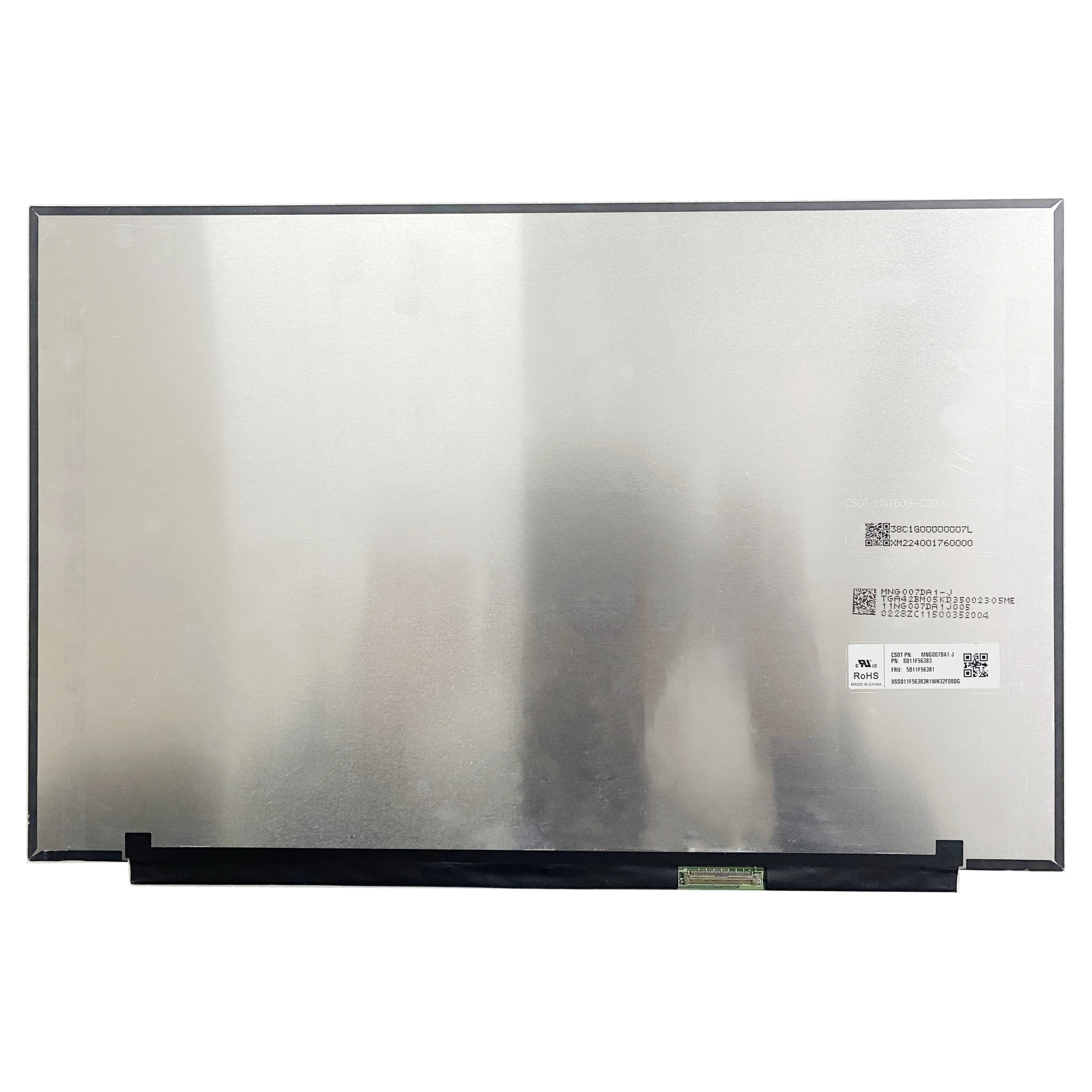 

MNG007DA1-J 16.0" 120Hz Laptop LCD Screen Display Panel Matrix 2560*1600 EDP 40 Pins