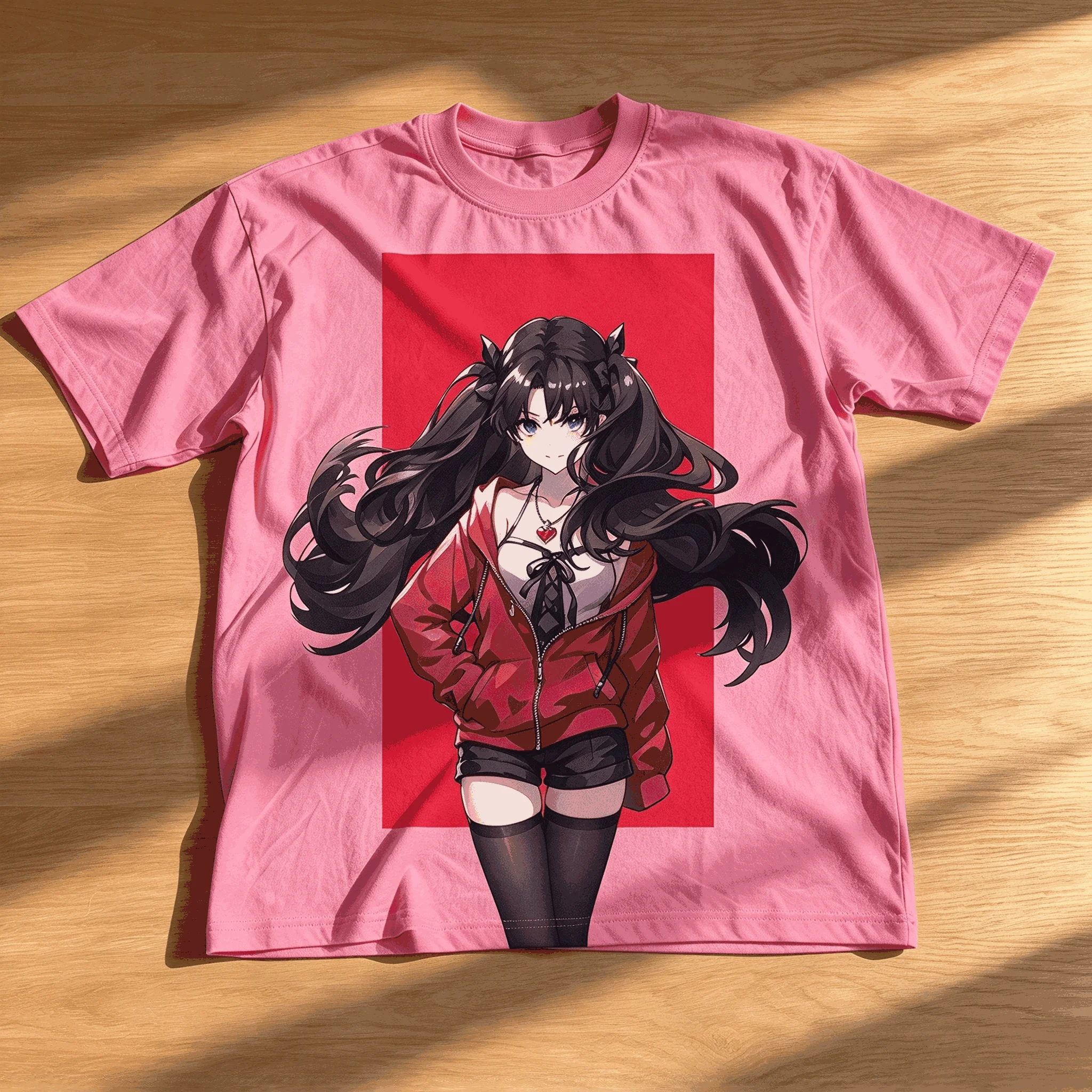 Fate stay night Vintage T-shirt Unisex Singer Cotton Men T Shirt Oversized Unisex Streetwear Trendy Cotton for Men Women Couples
