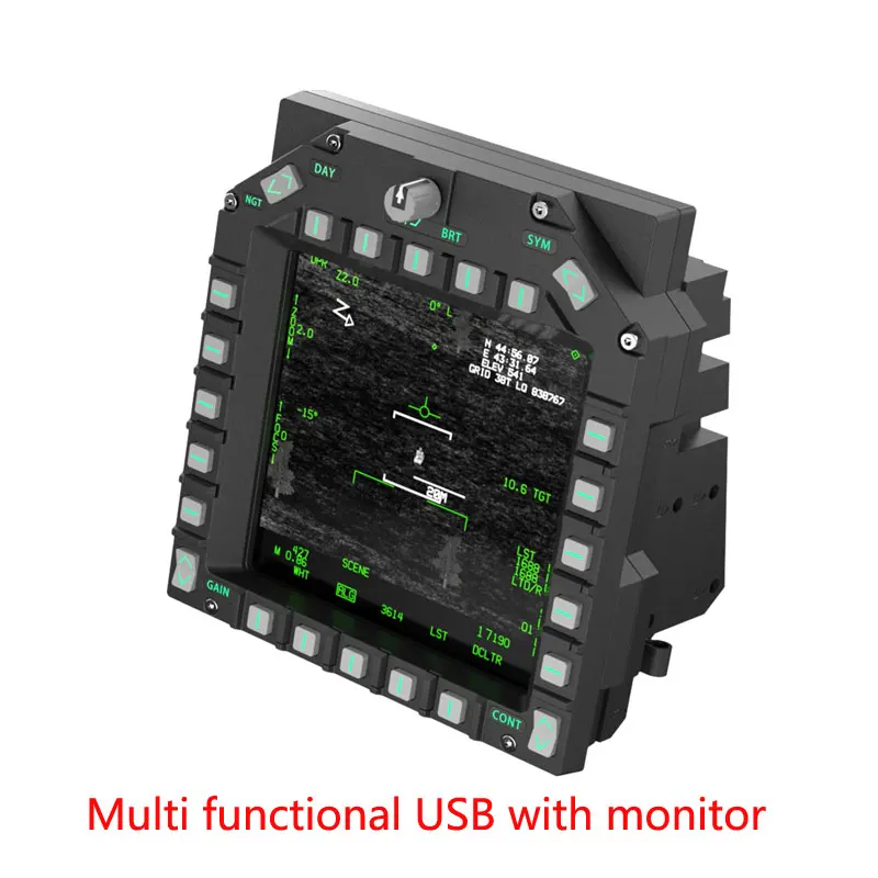 WINWING Multifunctional DCS F18 MFD Display Cockpit Functional Panel for Flight Simulation Games