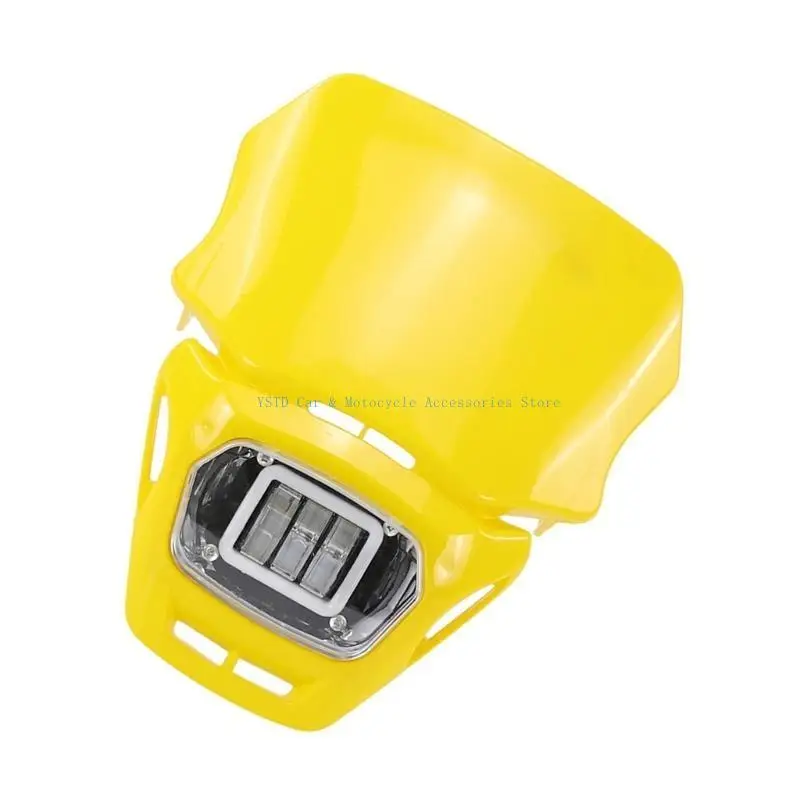 L5BC Motorcycle Headlight Bright LED Work Motorbike Fog Lamp with Fairing