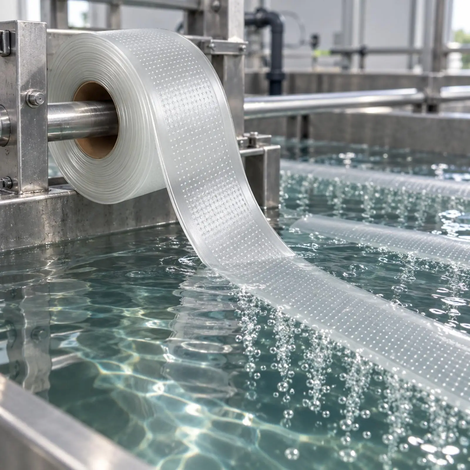 Translucent Flat Strip Aeration Hose for Pond Filter Pump Outdoor Use Durable TPU Air Diffuser for Wastewater Treatment Systems