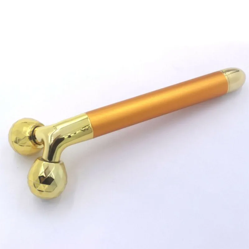 2PCS Gold bar 24K electric environmental beauty bar Facial lift tightening V face massage bar