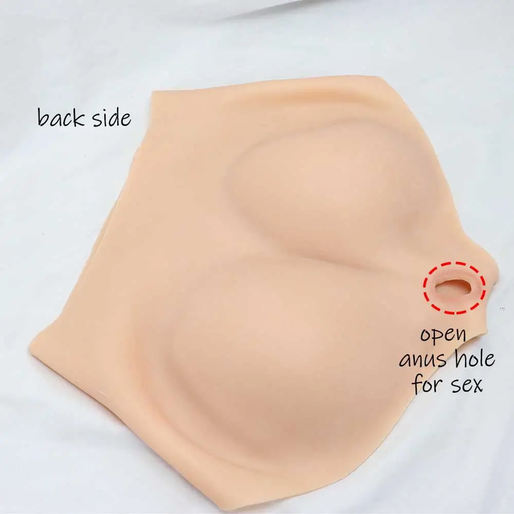 Silicone Soft Briefs Fack Vagina Underwear Panties Artificial False Buttock Enhance for Men To Woman Cosplay Crossdressing