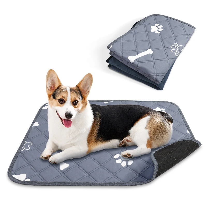 Washable Dog Pee Pad Blanket Waterproof ReusableTraining Pad Urine Absorbent Diaper Protect Diaper Mat for Dog Car Seat Cover