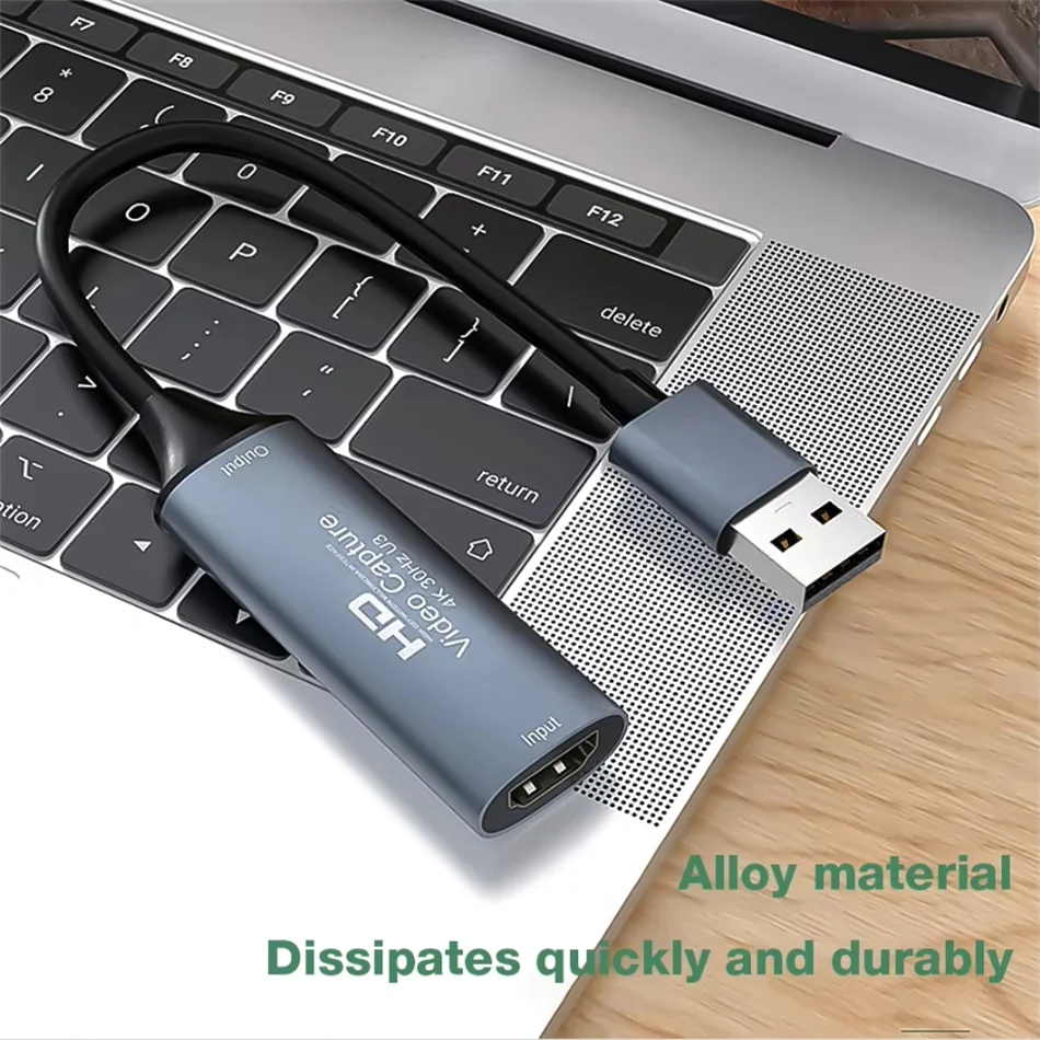 

HD Video Capture Card USB 3.0 2.0 HDMI-compatible to USB/Type-c Game Grabber Record 1080P for Switch Xbox PS4/5 Live Broadcast