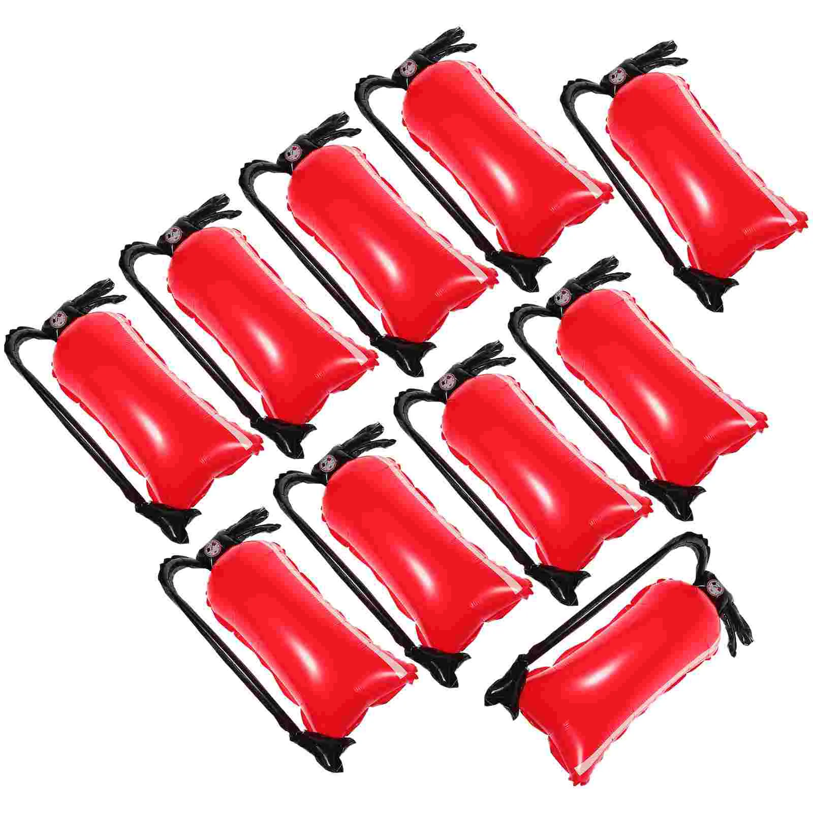 

10 Pcs Fire Extinguisher Balloon Inflatable Aluminum Foil Balloons Party Decorations Event Supplies Balloon Accessories Festive