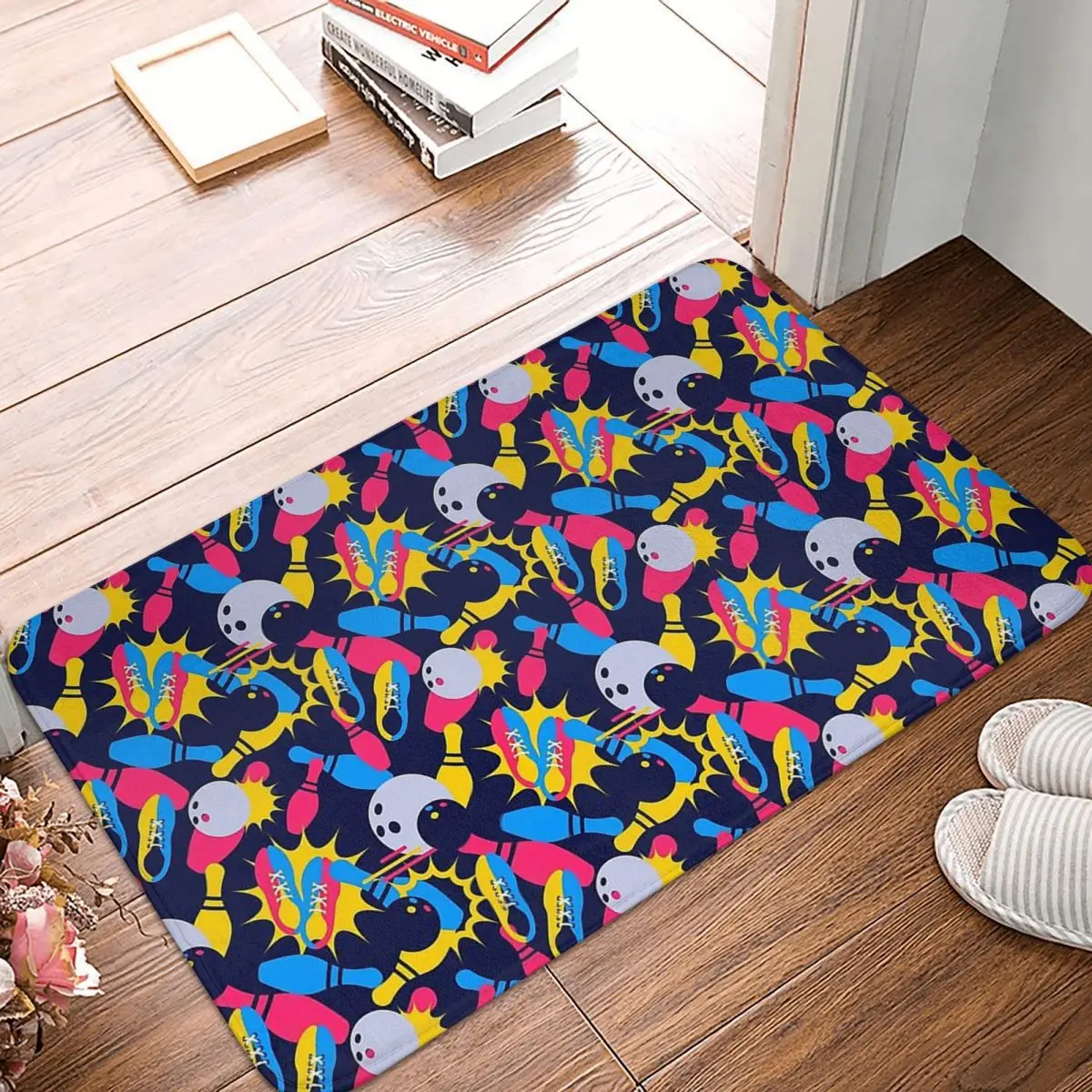 Bath Mat Bowling Ball Doormat Kitchen Carpet Outdoor Rug Home Decor