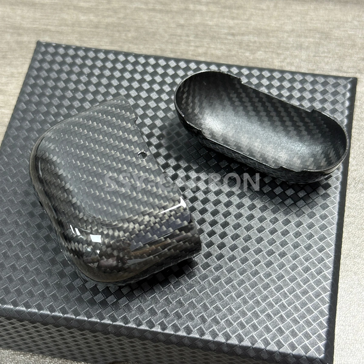 Real Carbon Fiber Case For AirPods Pro2, Kevlar Aramid Cover For AirPods 3 4 Shockproof Cover Earphone Protective Cover