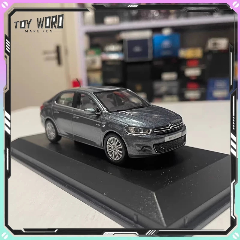 Norev 1:43 Scale Daily Civilian Grey Diecast Car Model Premium Material Stable Static Display Nice Festival Gifts for Friends
