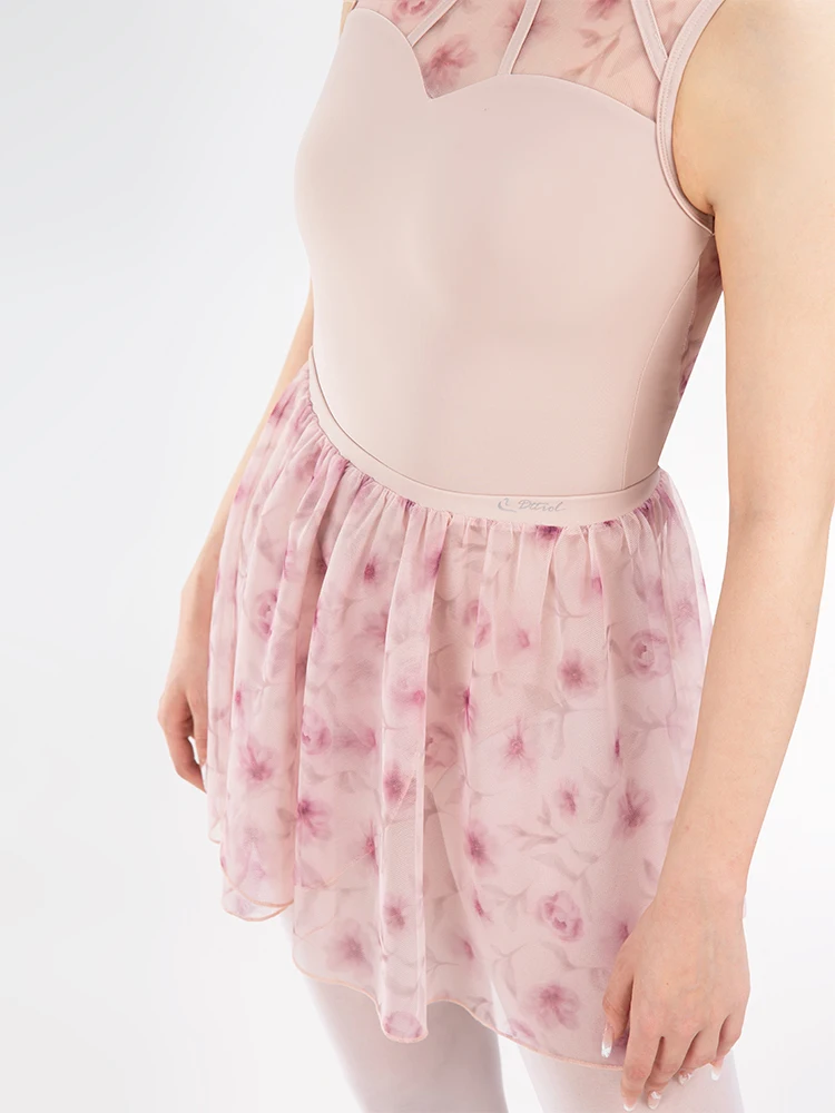 ผู้ใหญ่สั้นกระโปรงดอกไม้กระโปรงเต้นรํา Art Test การฝึกอบรมขั้นพื้นฐานจีนเต้นรํากระโปรงสะโพก Tutu กระโปรง