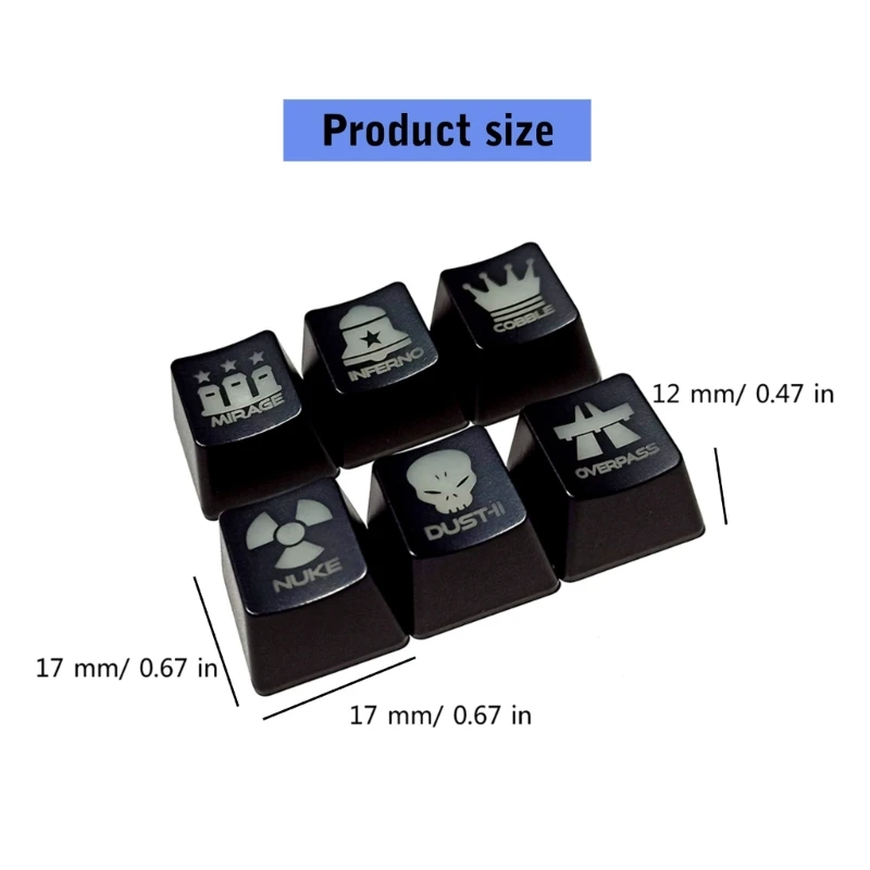 Teclas ABS OEM impresión gama teclas perfil OEM para teclado mecánico RGB