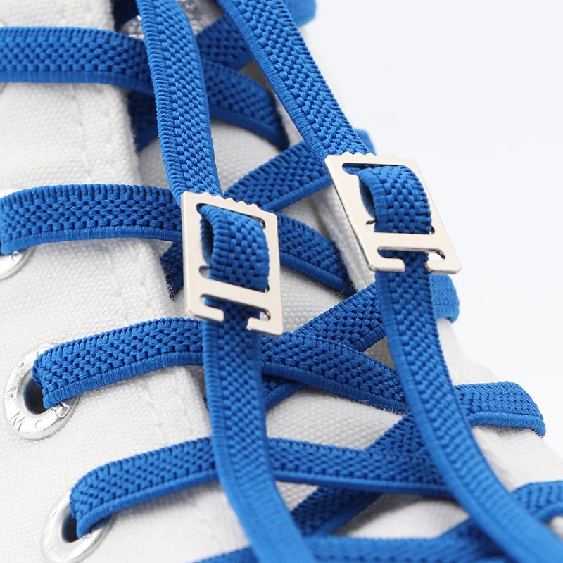 Classic Laces Without Tying Invisible Metals Buckle Elastic Laces For Running Shoes High Quality Lastic Shoelaces Accessories